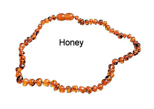 Baltic amber teething Necklace - Honey