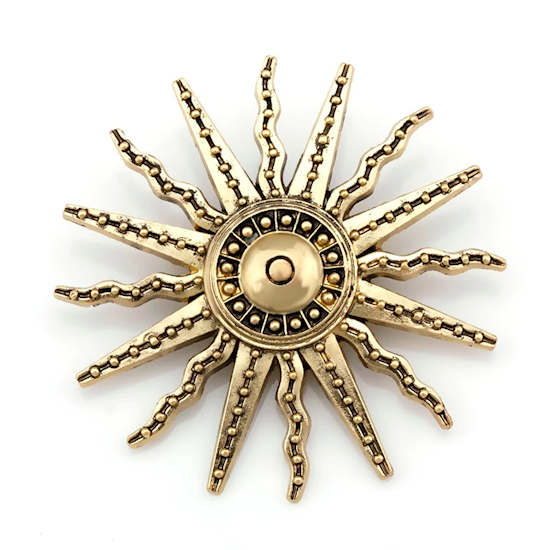 Sun Brooch - Vintage Style