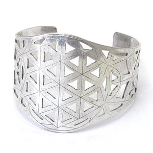 Metal Filigree Cuff Bracelet