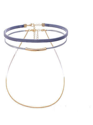 3 strand choker necklace