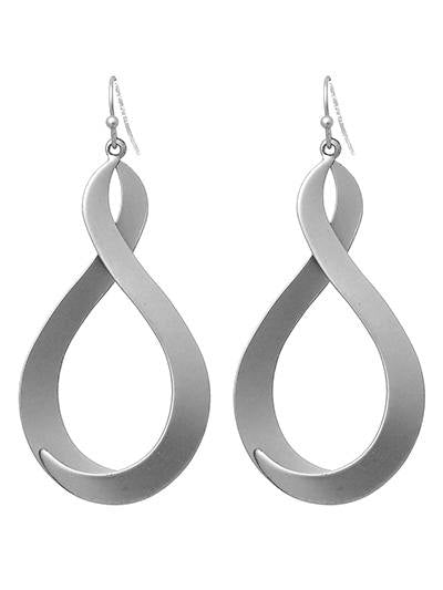 Twisted Infinity Style Earrings