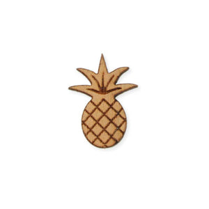 Pineapple post earring 