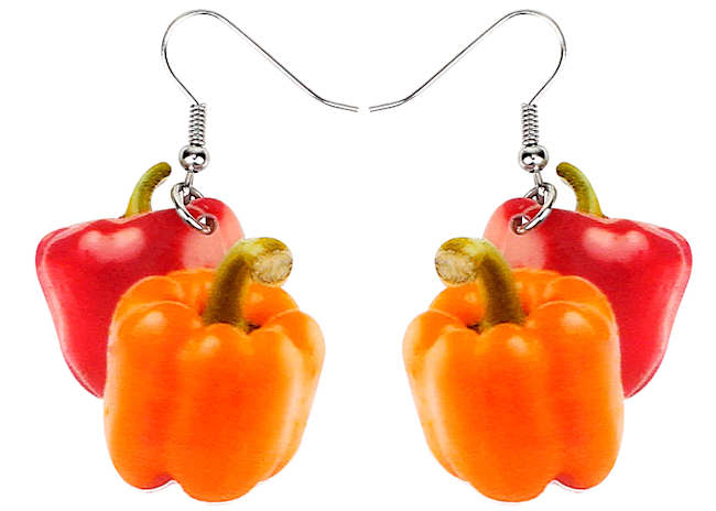 Bell Pepper Earrings