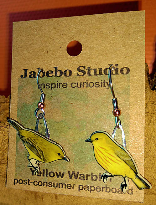 Yellow Warbler Earrings