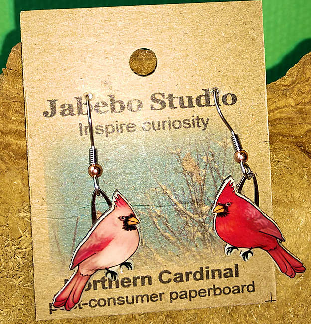 Northern Cardinal Earrings