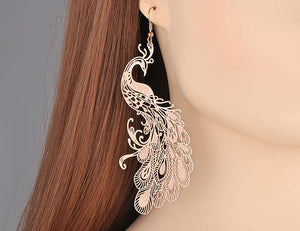 Peacock lightweight earrings