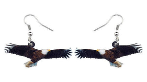 Bald Eagle Acrylic Earrings