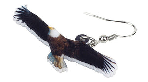 In Flight Bald Eagle Earrings