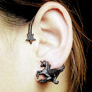 Unicorn Ear Cuff with Star