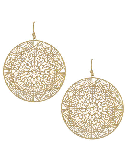Round Filagree Earrings