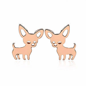 Chihuahua Stud Earrings