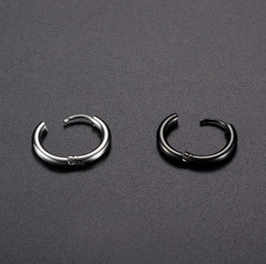 Huggie Hoop Stainless Steel Earrings