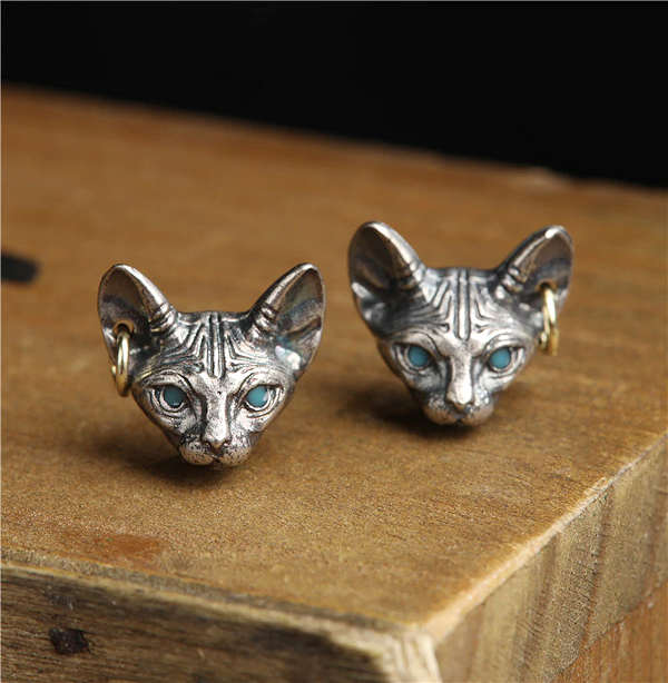 Sphynx Cat Earrings