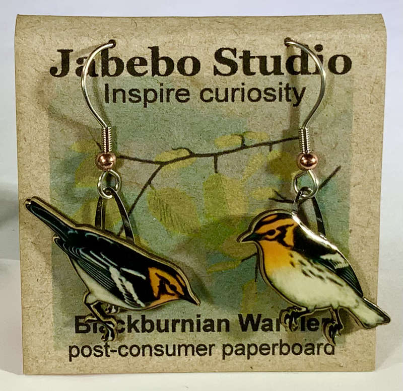 Blackburnian Warbler Earrings