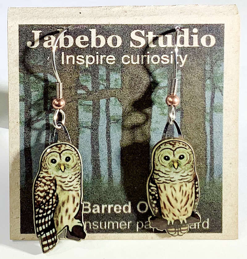 Barred Owl Earrings
