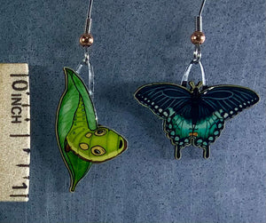 Spicebush Butterfly Earrings