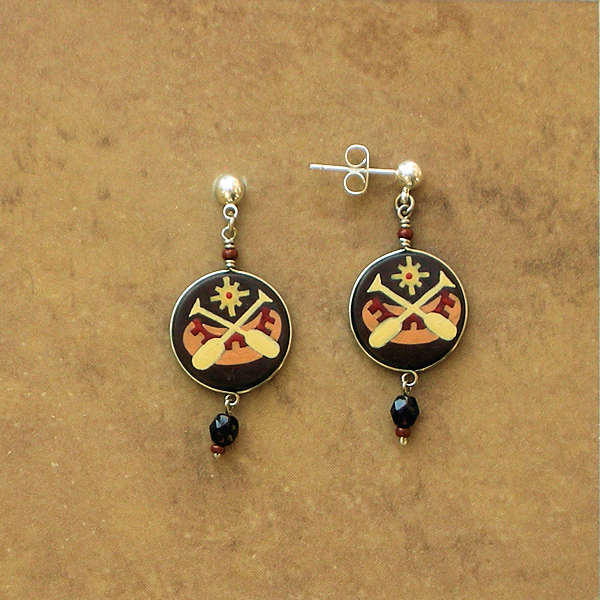 Canoe Paddle Earrings