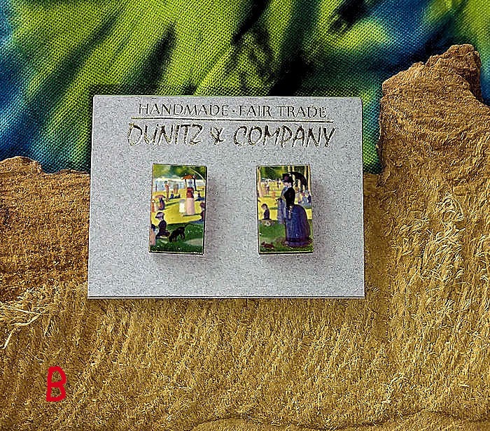 WATER LILIES BY CLAUDE MONET Earrings