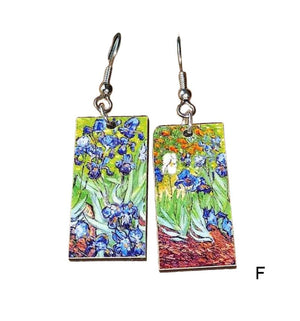 Irises By Vincent Van Gogh Earrings