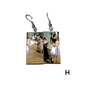 Degas Dance Class Earrings
