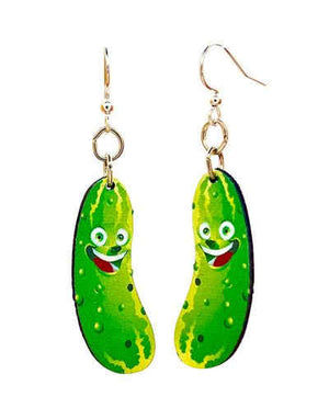 pickle earrings