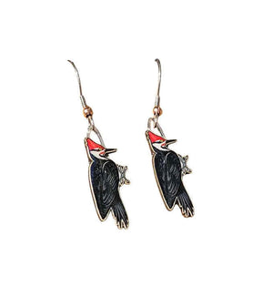 Pileated Woodpecker Earrings