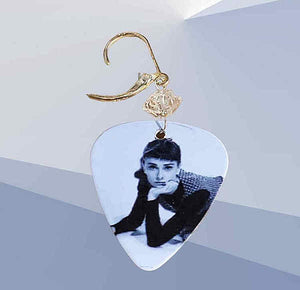 Herkimer diamond and Audrey Hepburn Earrings