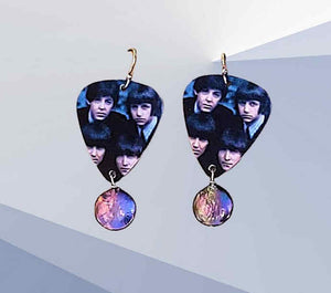Beatles Earrings with Fresh Water Pearls