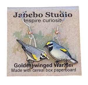 Jabebo warbler earrings