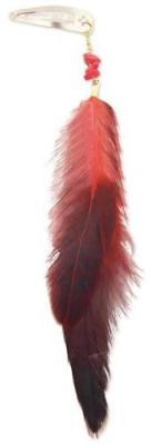 Hair Feathers - Red
