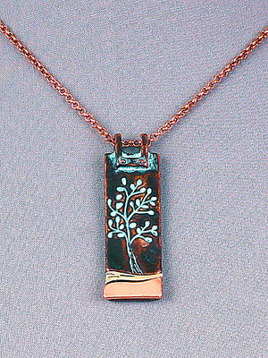 Tree of life  - necklace Patina tone