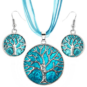 Tree of Life Earring and Necklace set