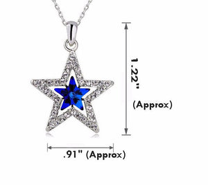 Star Necklace and Earrings Set