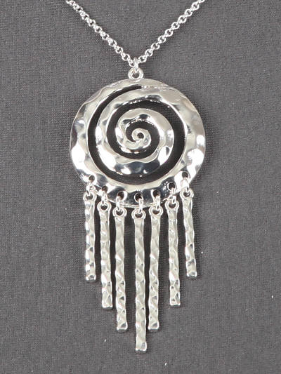 Swirl Necklace and Earring Set