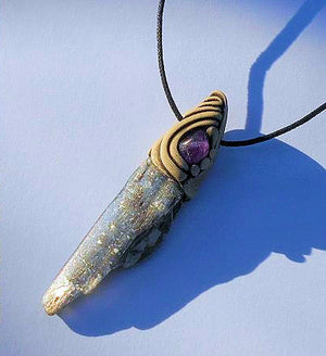 Kyanite and Amythst Necklace