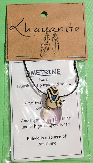 Ametrine Pendant Necklace