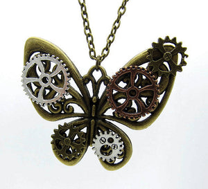 Butterfly with gears - steampunk style