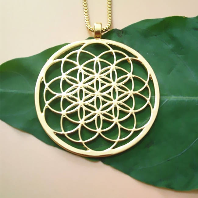 Sacred Geometry Flower - Seed of Life Necklace
