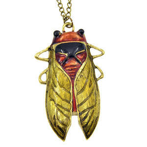 Cicada Pendant Necklace