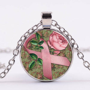 Breast Cancer Awareness Necklace 