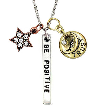 Be Positive - Inspirational Necklace