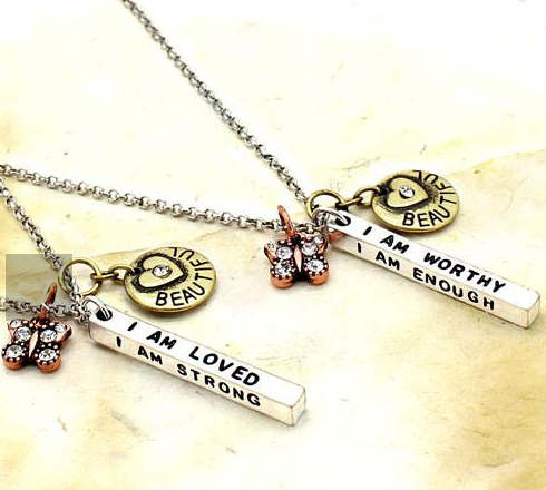 I am worthy necklace