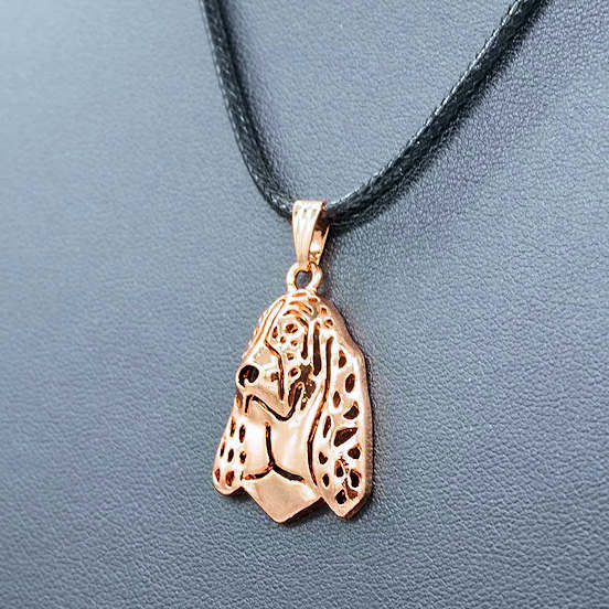 Basset Hound Pendant Necklace