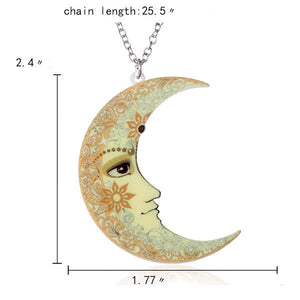 Moon and Sun Necklaces