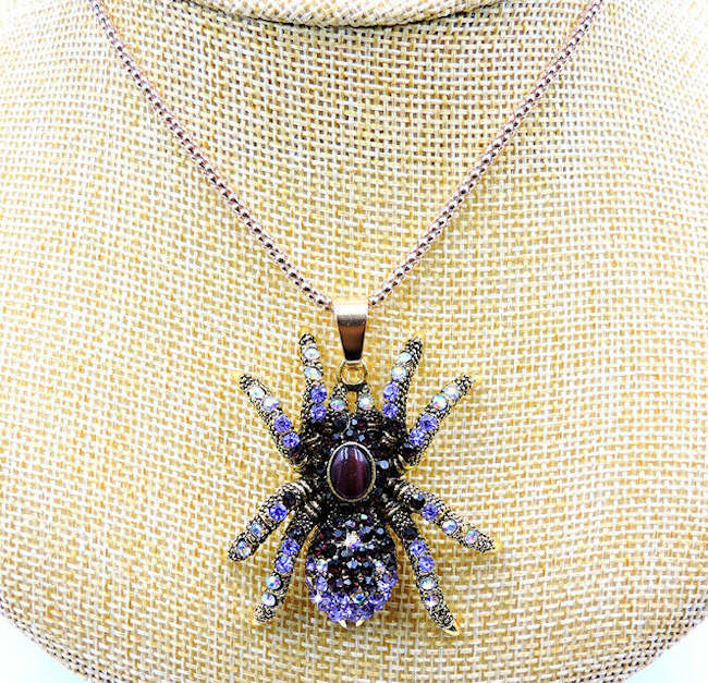  Spider Pendant Necklace