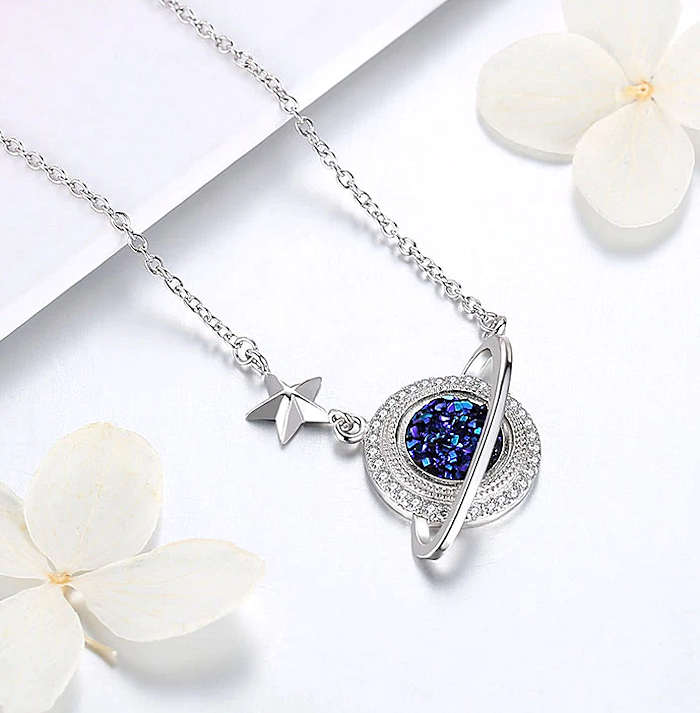 Sterling Silver celestial necklace