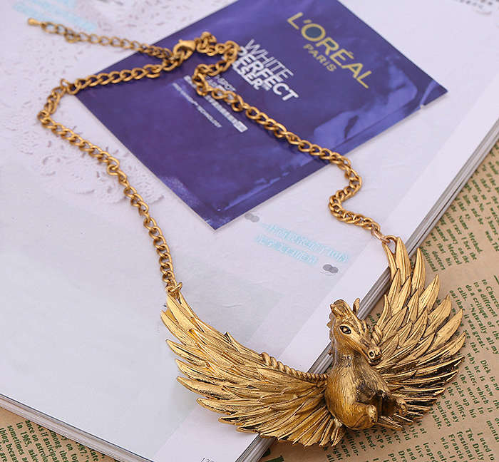 Winged Horse Necklace