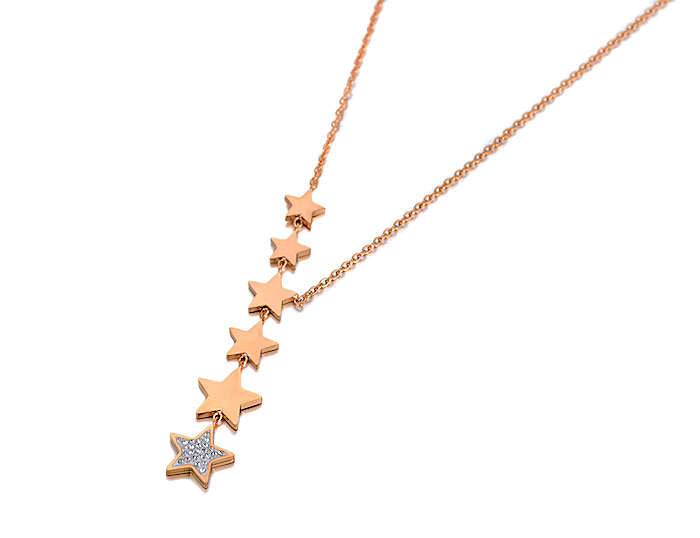 Cascading Star Necklace