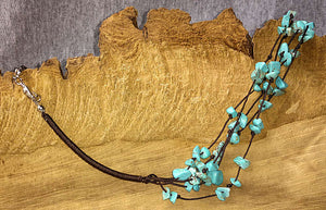 Woven Turquoise Necklace