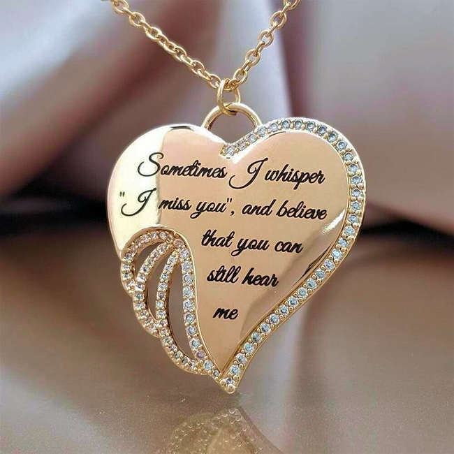 Inspirational Heart Necklace
